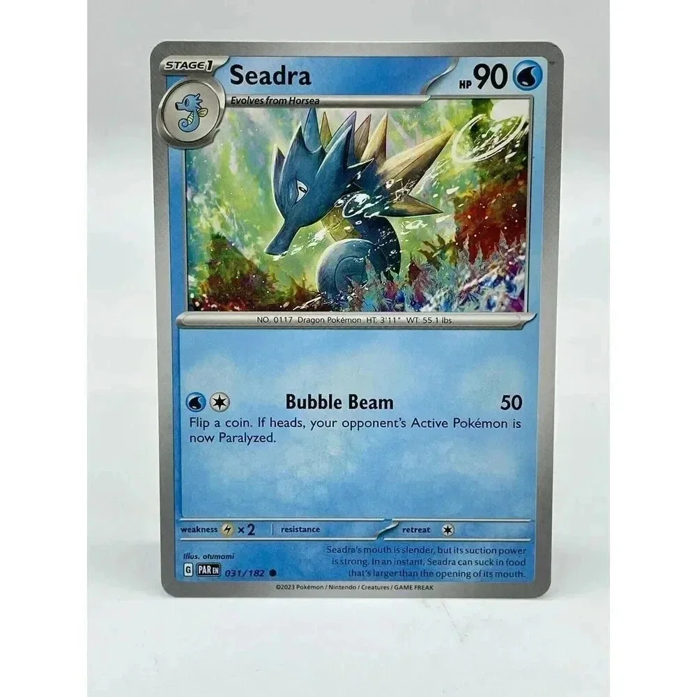 Seadra 031/182 Scarlet & Violet Paradox Rift Pokemon TCG Non Holo Mint Unplayed